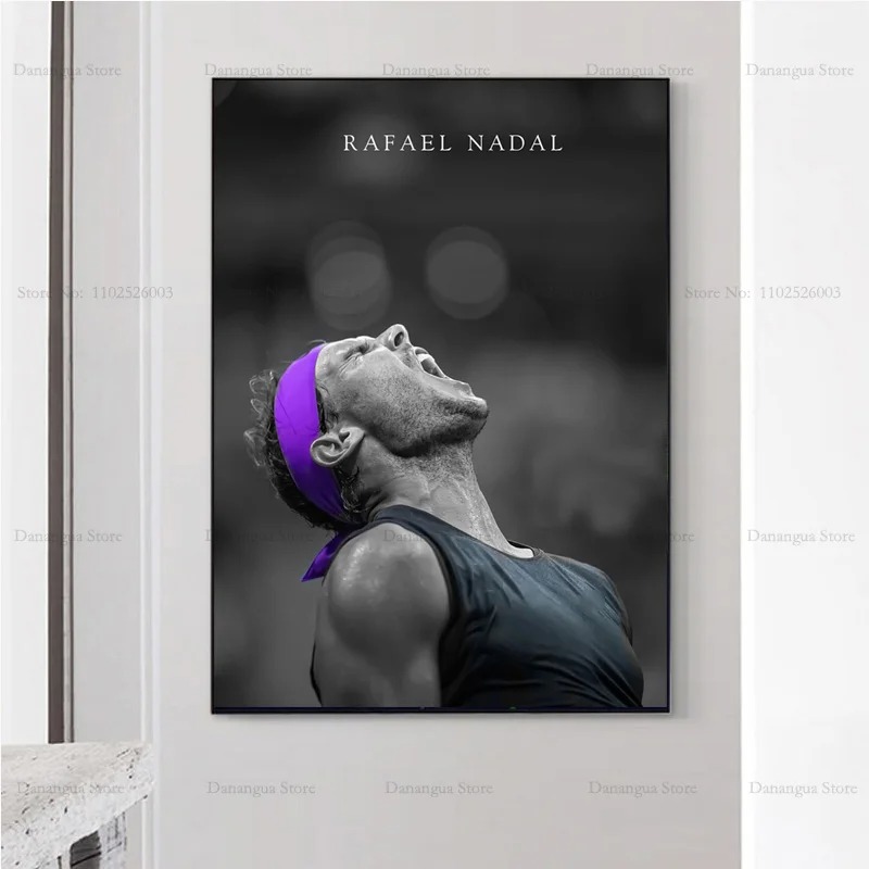 Rafaels 새로운 따옴표 Nadals 테니스 선수  - Badminton Poster 리뷰 및 가격