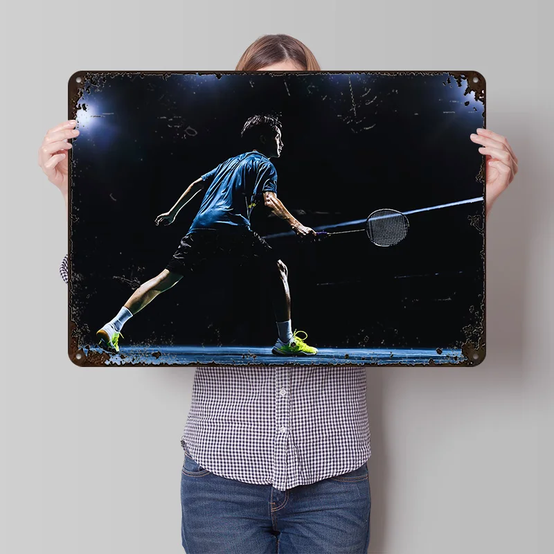 배드민턴 선수 액션 3D 텍스처 프린트 포스터 맞춤형  - Badminton Poster 리뷰 및 가격